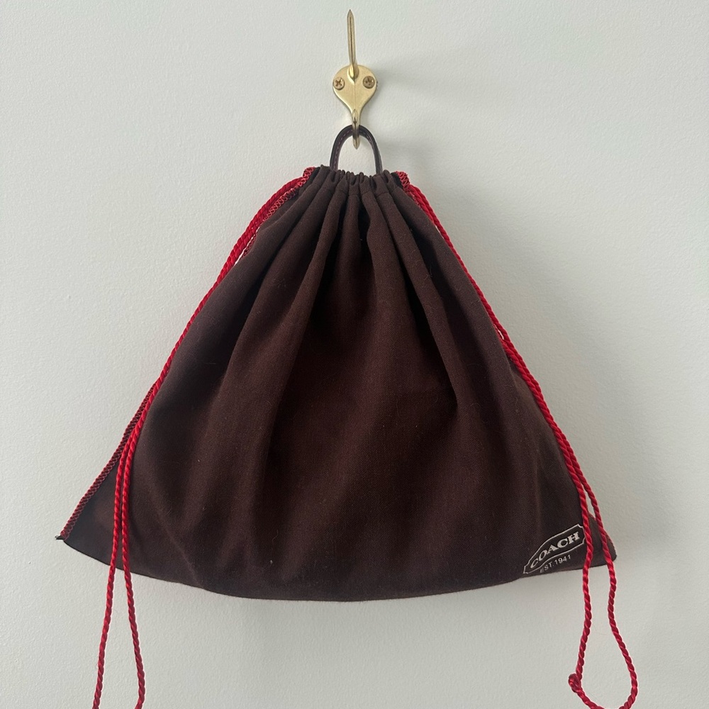 Coach kisslock vintage Houndstooth tweed and suede Frame Satchel in Plum - Picture 3 of 13